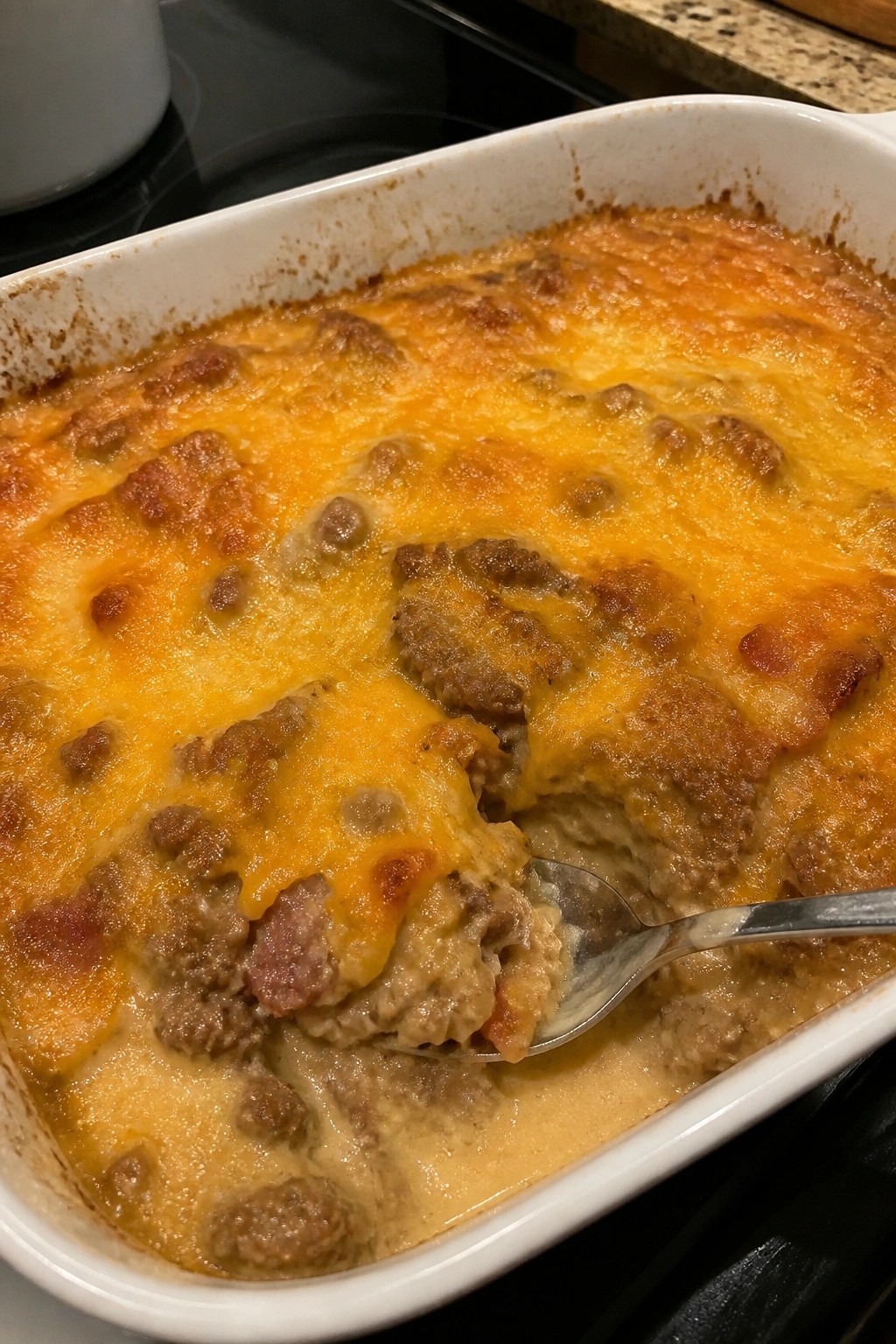 Bacon Cheeseburger Casserole