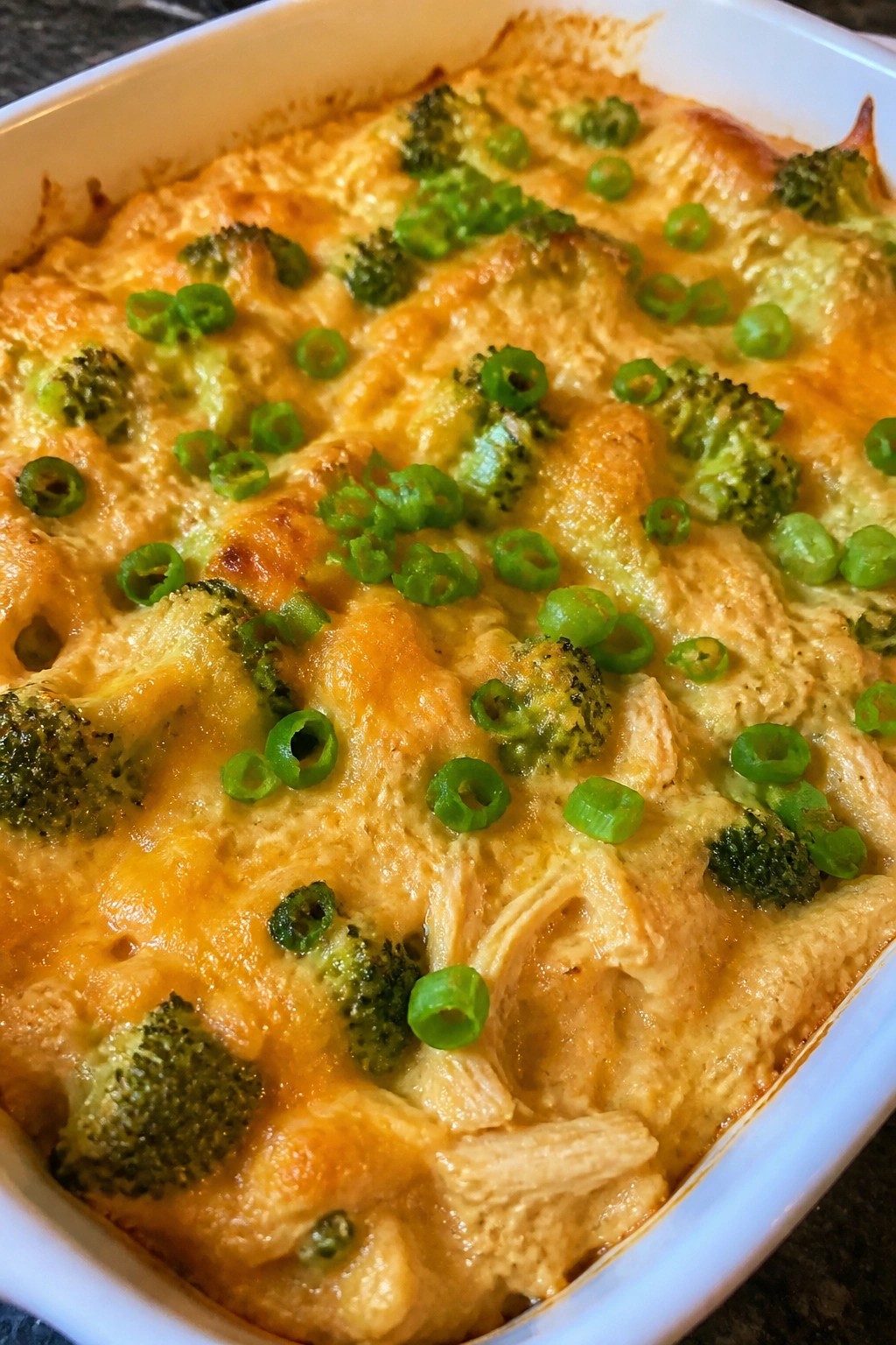 Buffalo Ranch Chicken Casserole