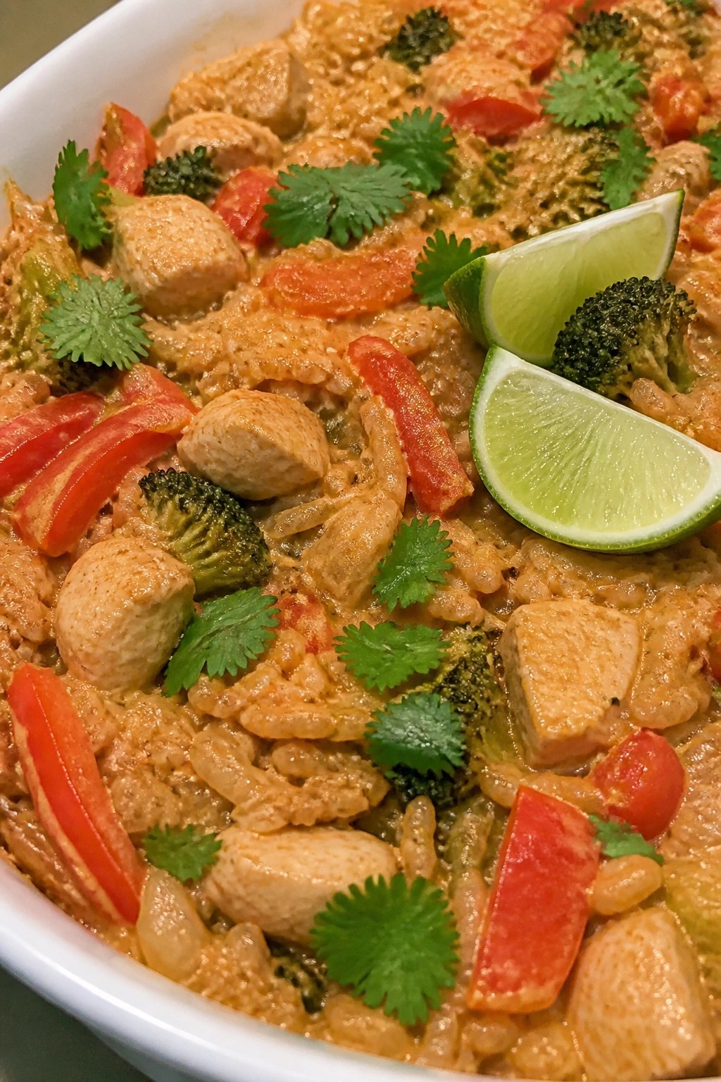Thai Coconut Curry Chicken Casserole