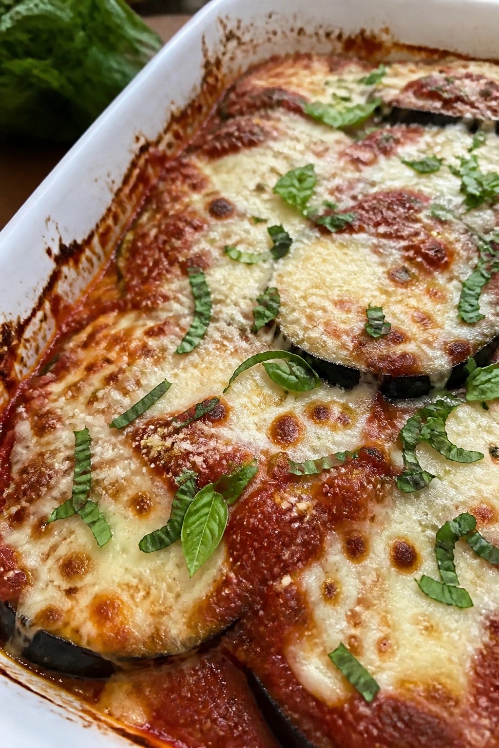 Vegetarian Eggplant Parmesan Bake