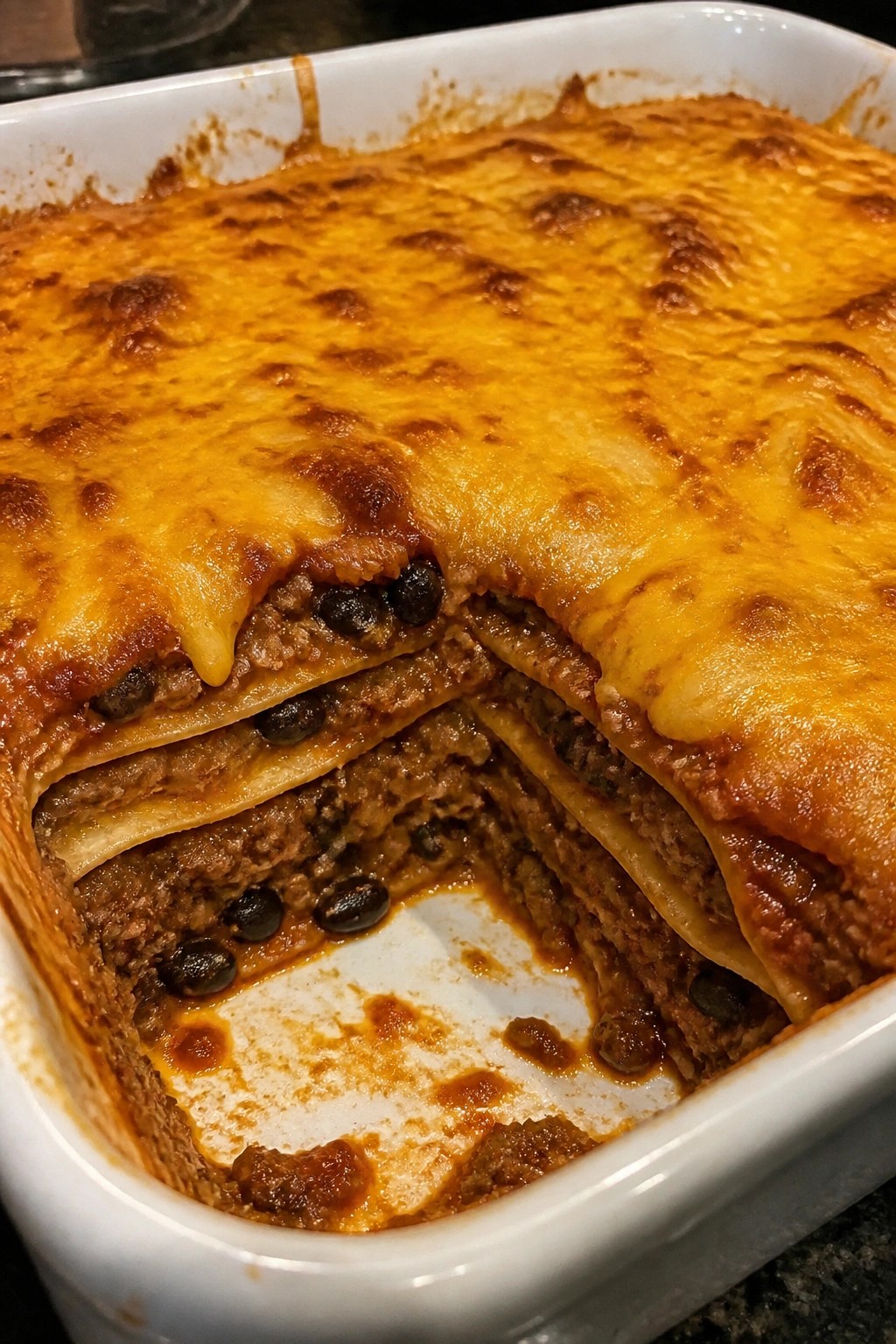 Beef Enchilada Casserole