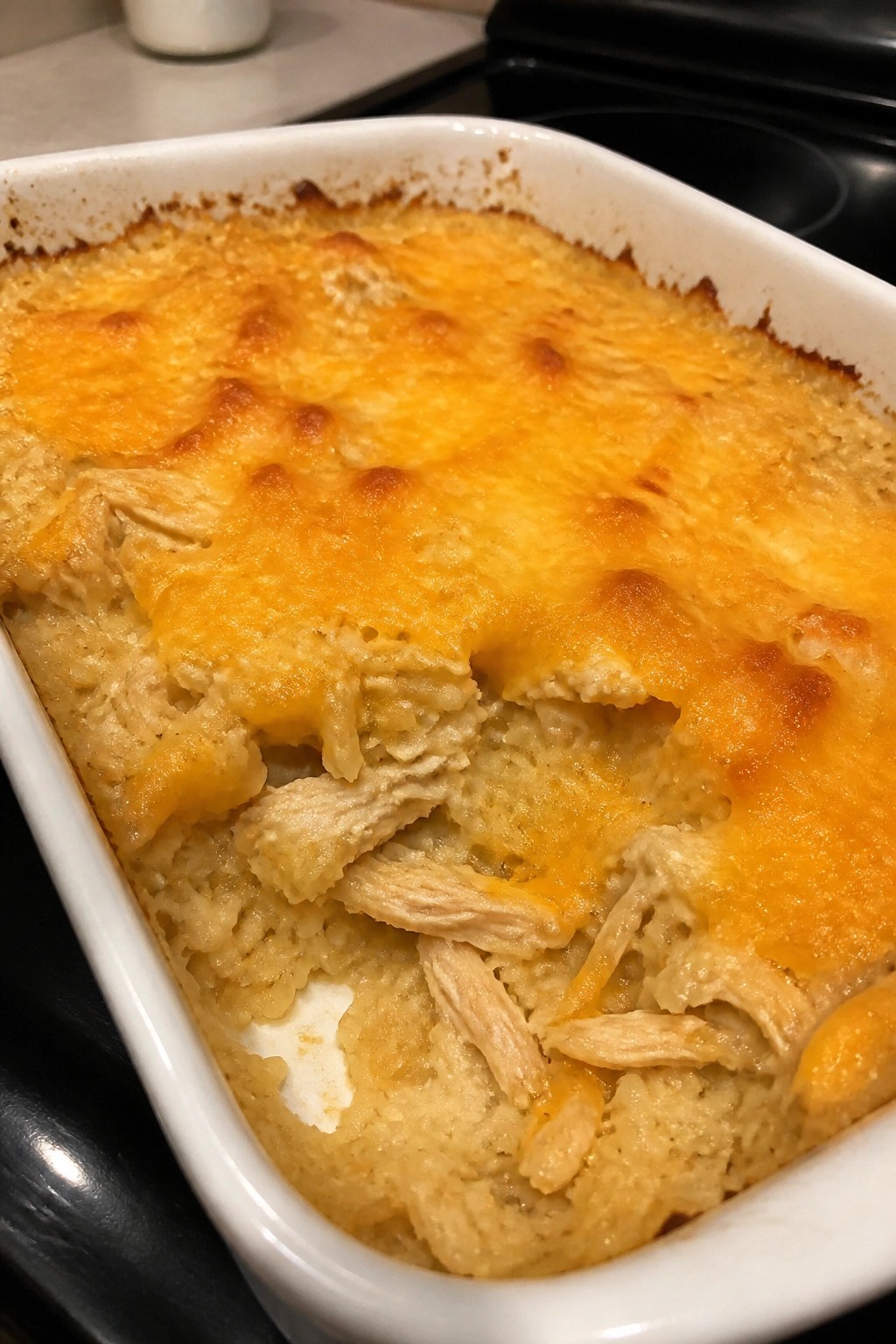 Cheesy Chicken and Rice Casserole