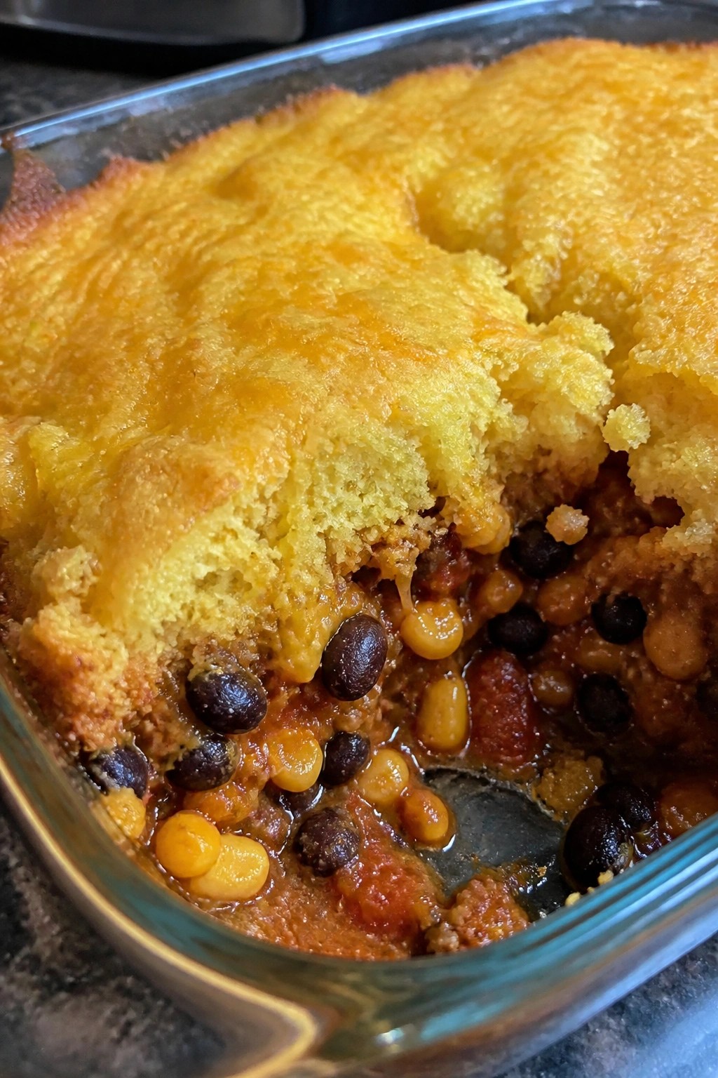 Chili Cornbread Casserole