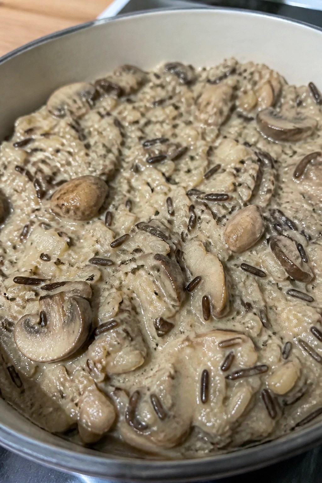 Mushroom and Wild Rice Casserole