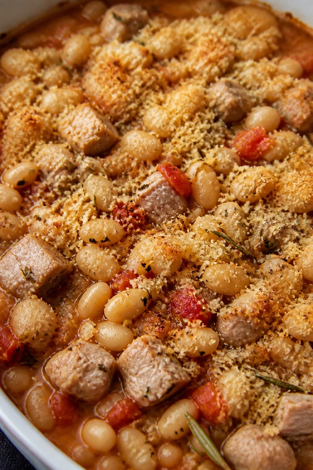 Pork and Bean Cassoulet Casserole