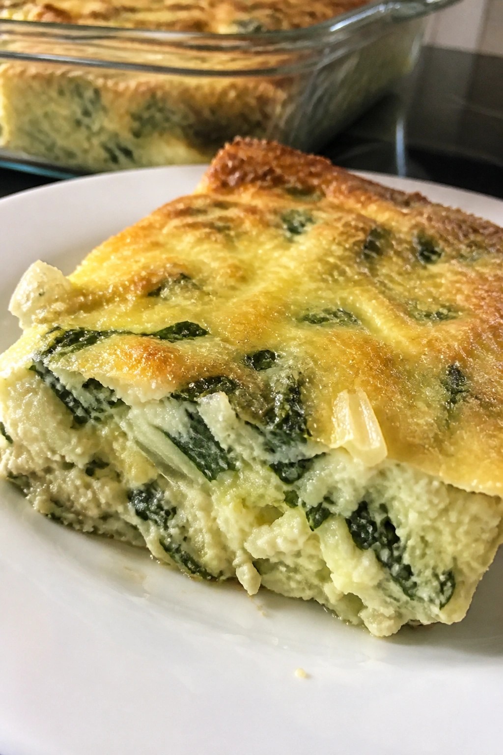 Spinach Artichoke Egg Breakfast Casserole