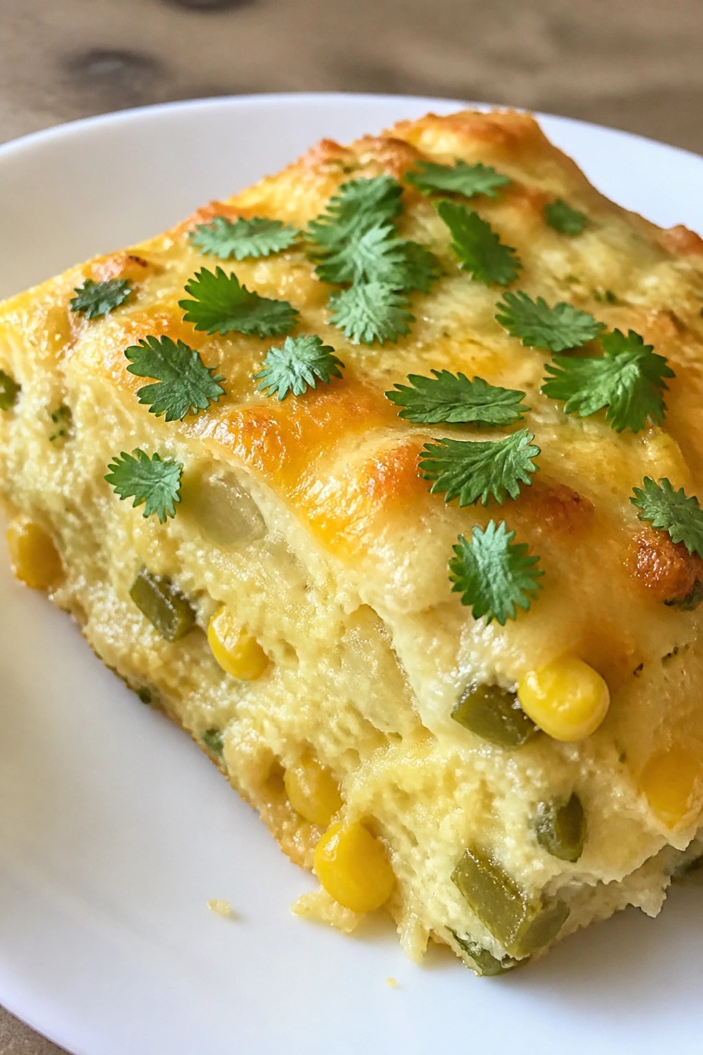 Tex-Mex Corn Jalapeño and Monterey Jack Breakfast Casserole