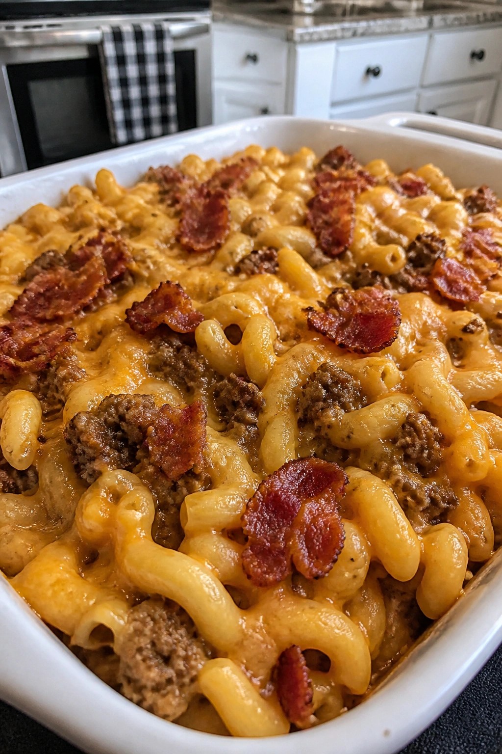 Bacon Cheeseburger Macaroni Casserole