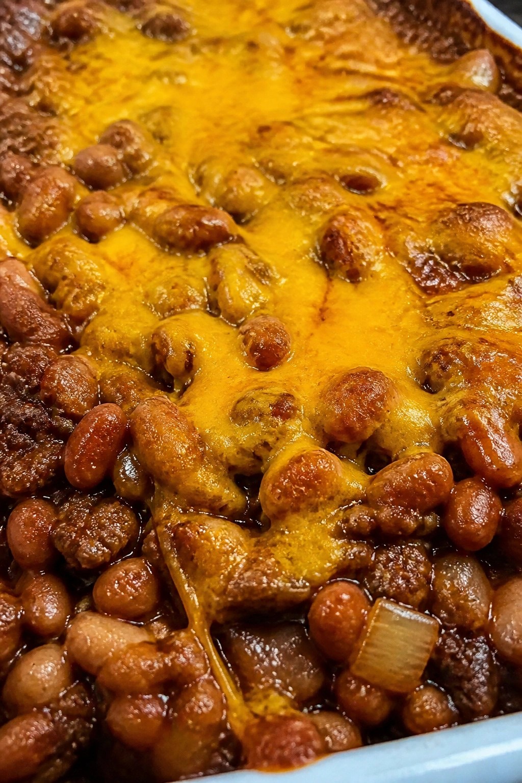 Smoky BBQ Beef and Pinto Bean Casserole