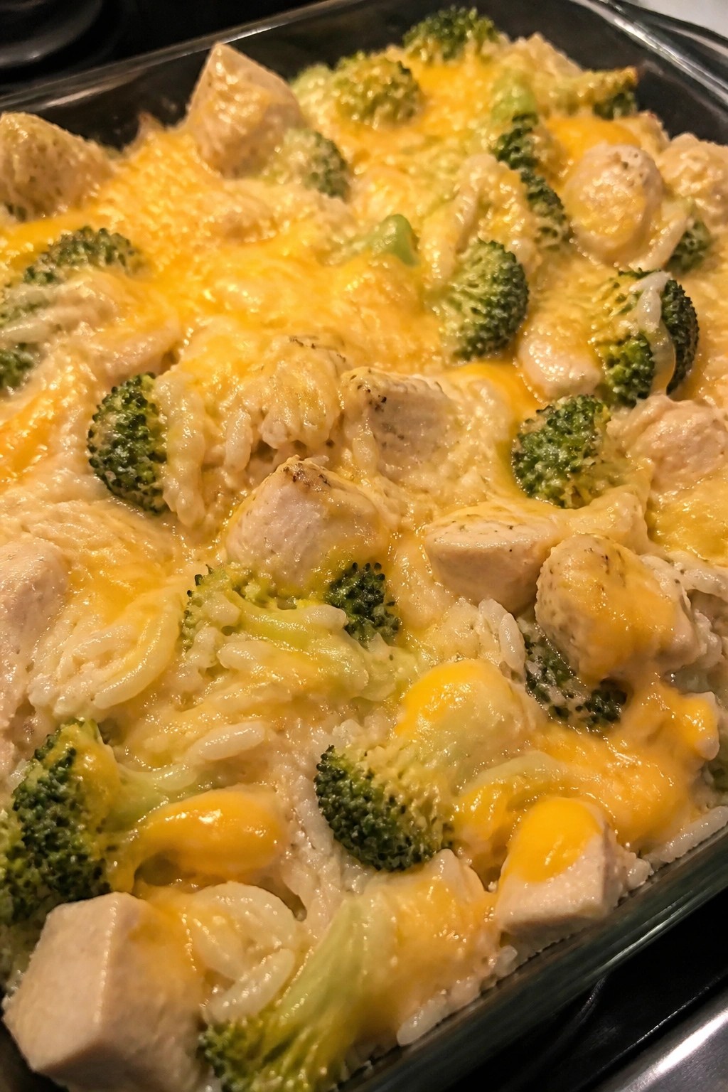 Cheesy Chicken Broccoli Rice Casserole
