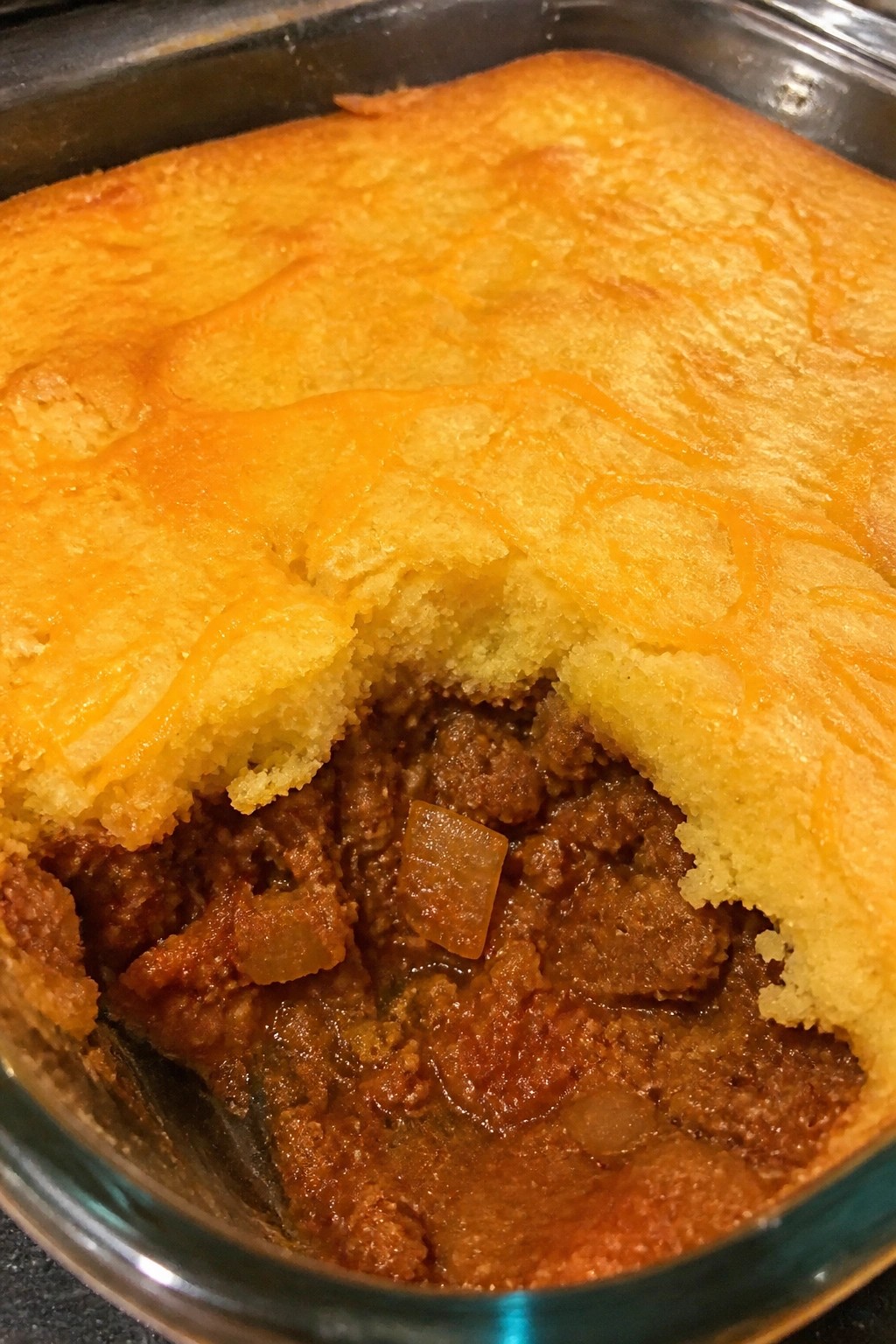 Sloppy Joe Cornbread Casserole