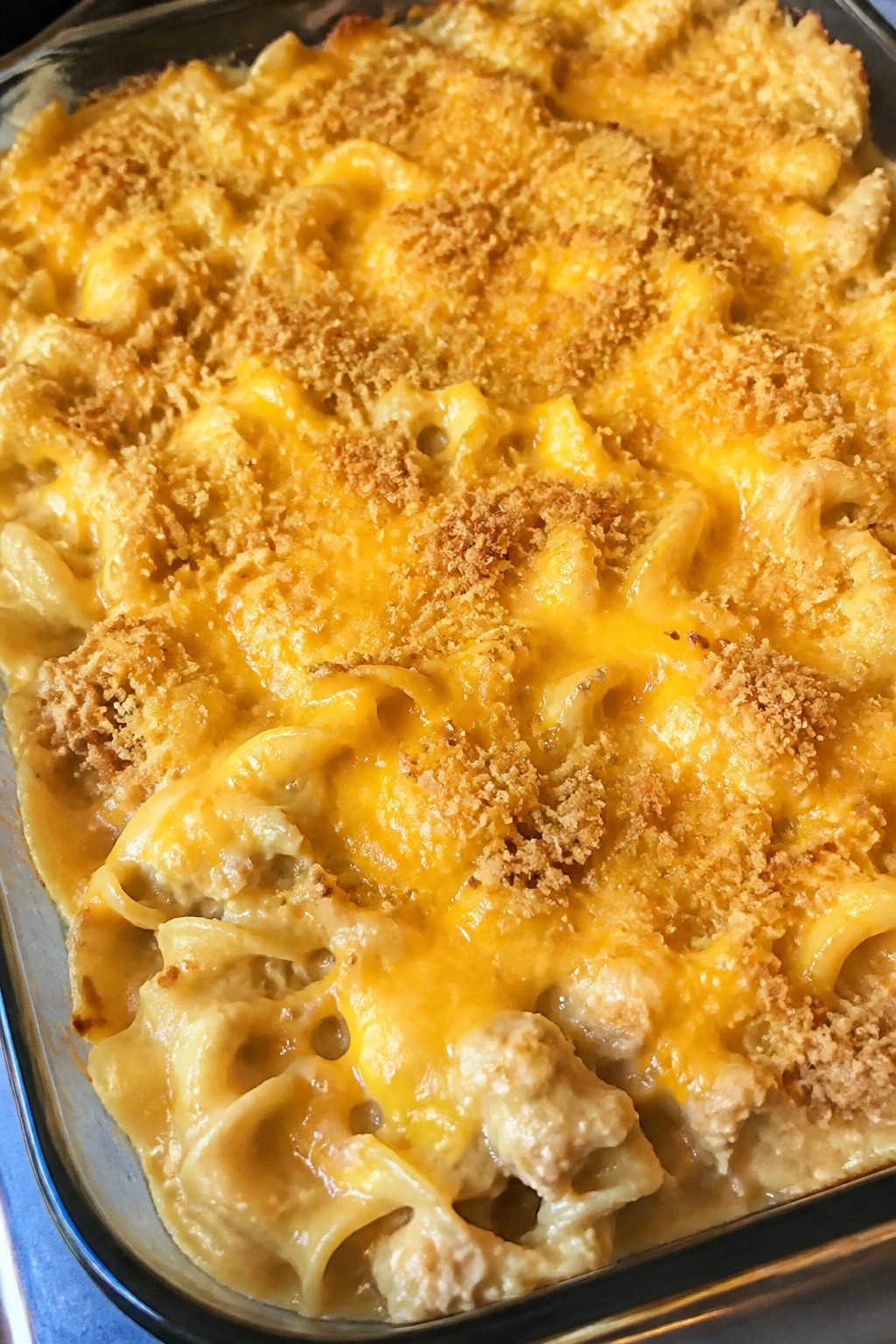 Cheesy Tuna Noodle Casserole
