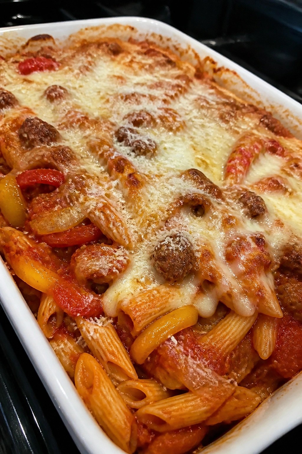 Italian Sausage and Pepper Pasta Bake
