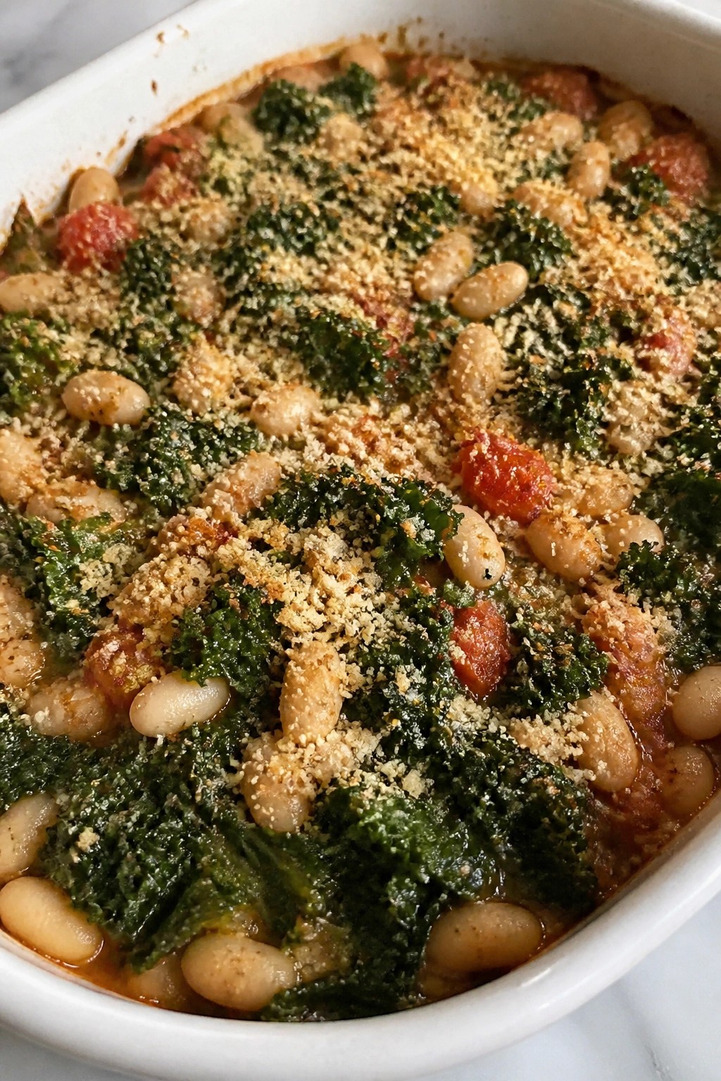 White Bean and Kale Casserole