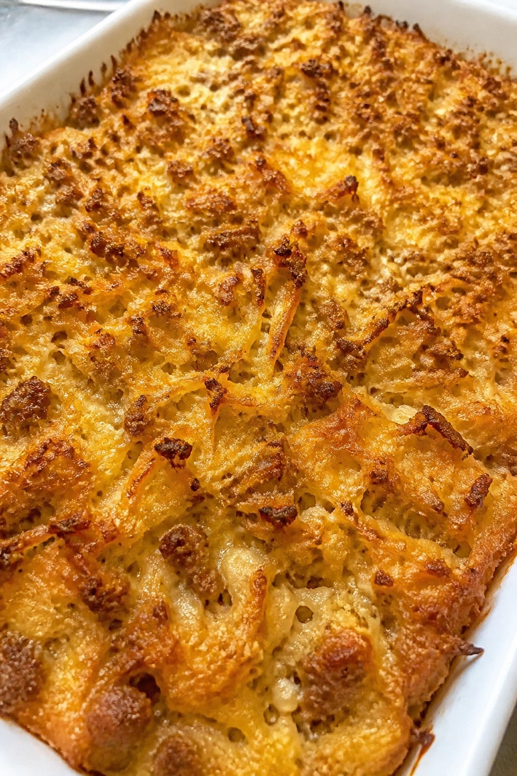 Classic Sausage and Hash Brown Christmas Casserole
