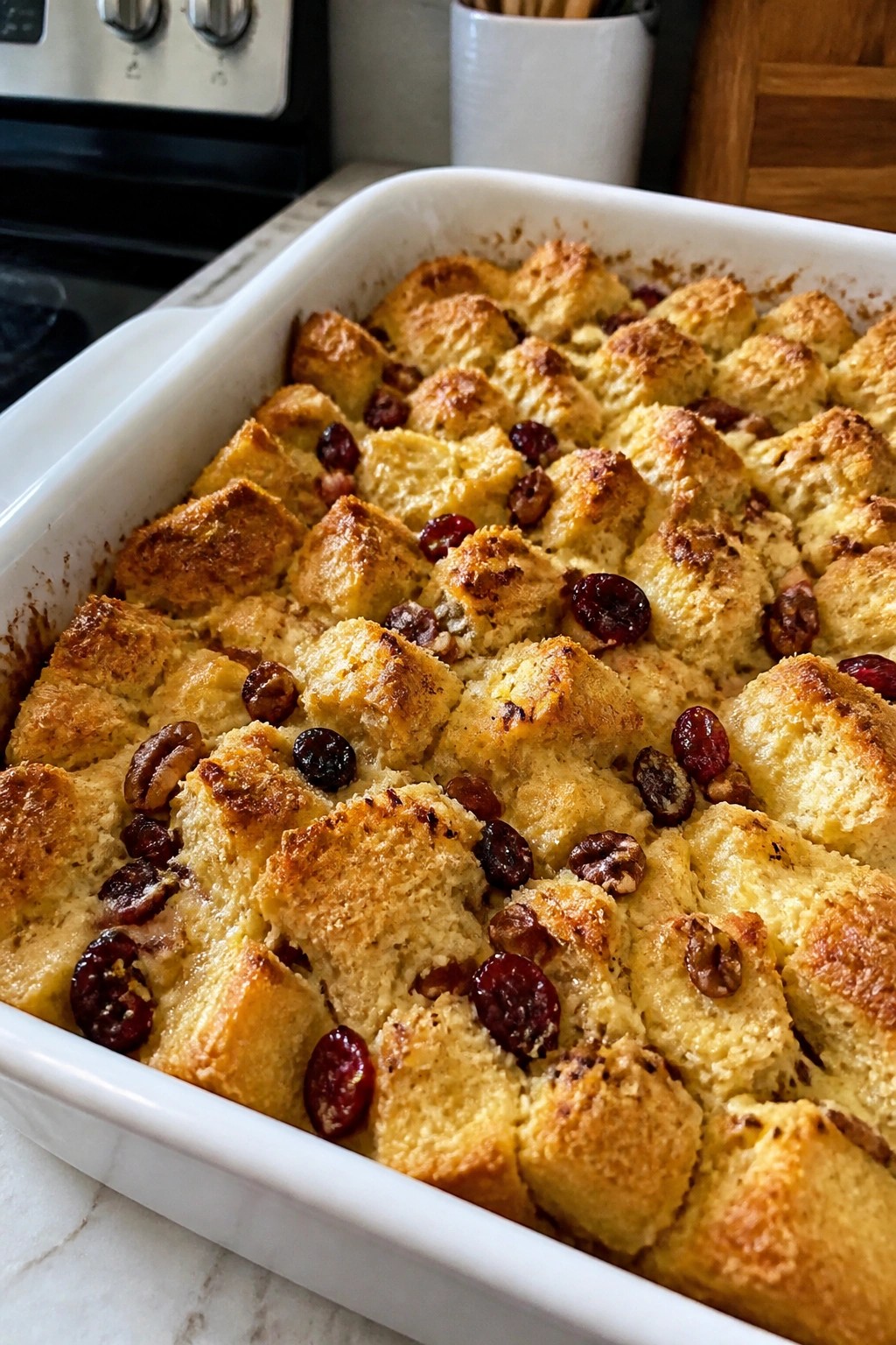 Cranberry Pecan Overnight Egg Bake