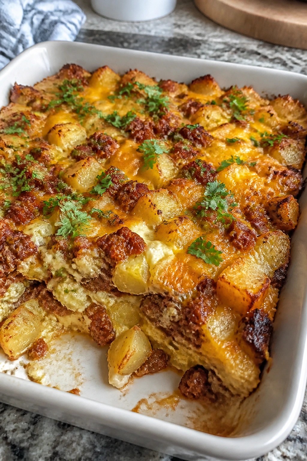 Mexican Chorizo and Potato Casserole
