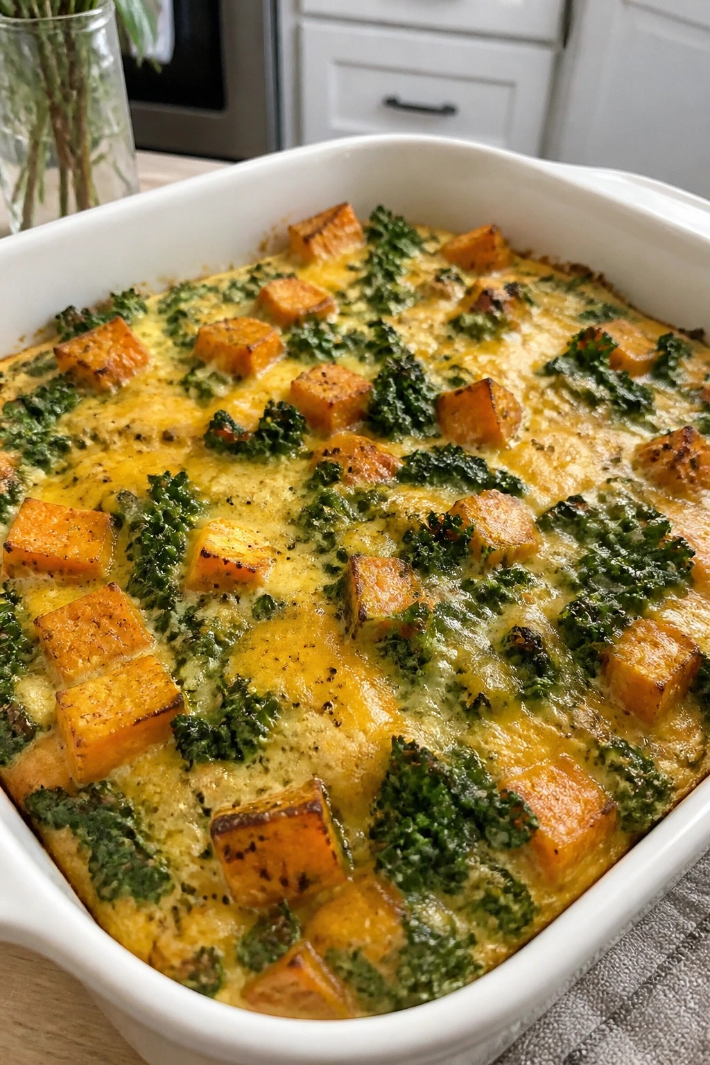 Sweet Potato and Kale Holiday Bake