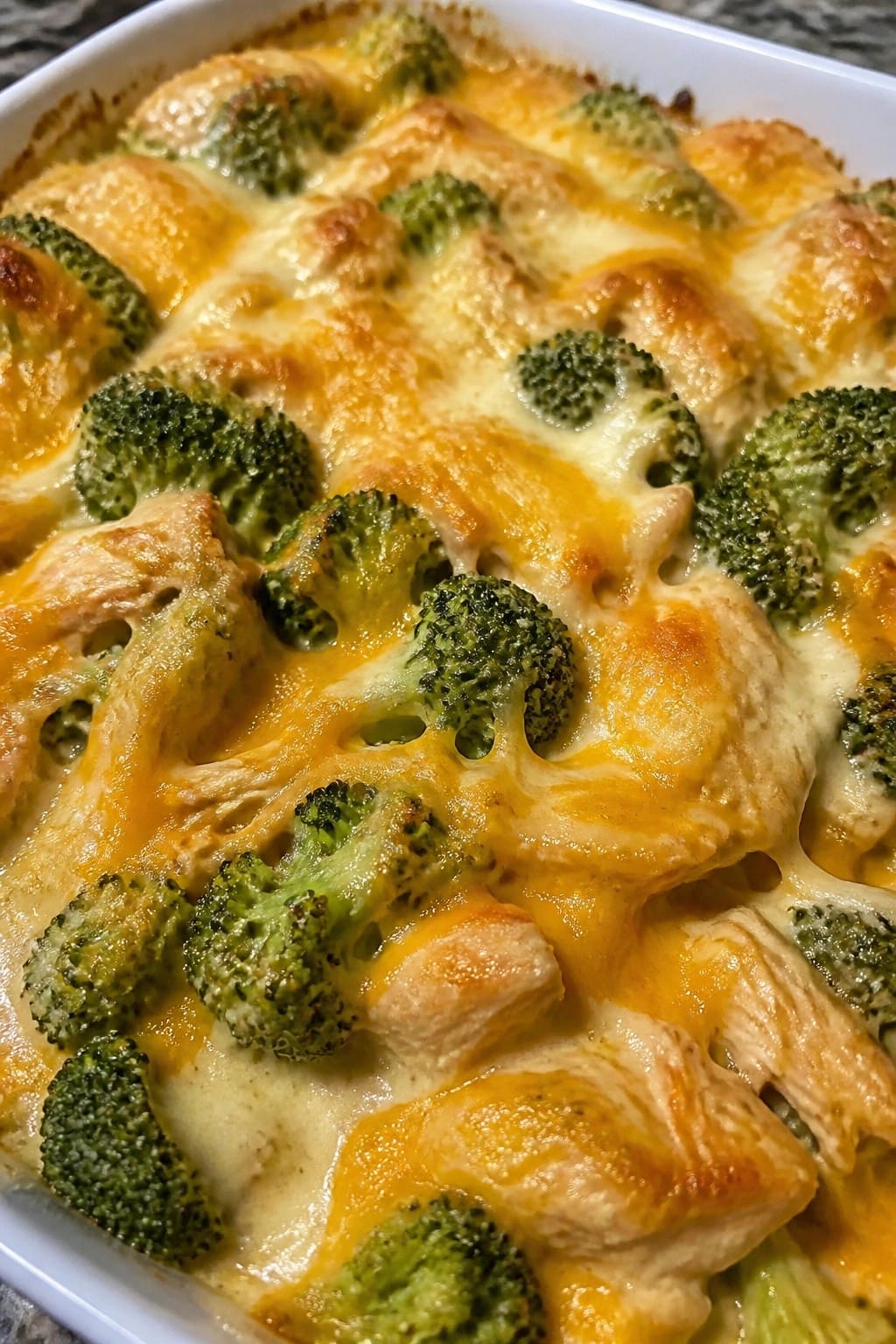 Buffalo Chicken Broccoli Casserole