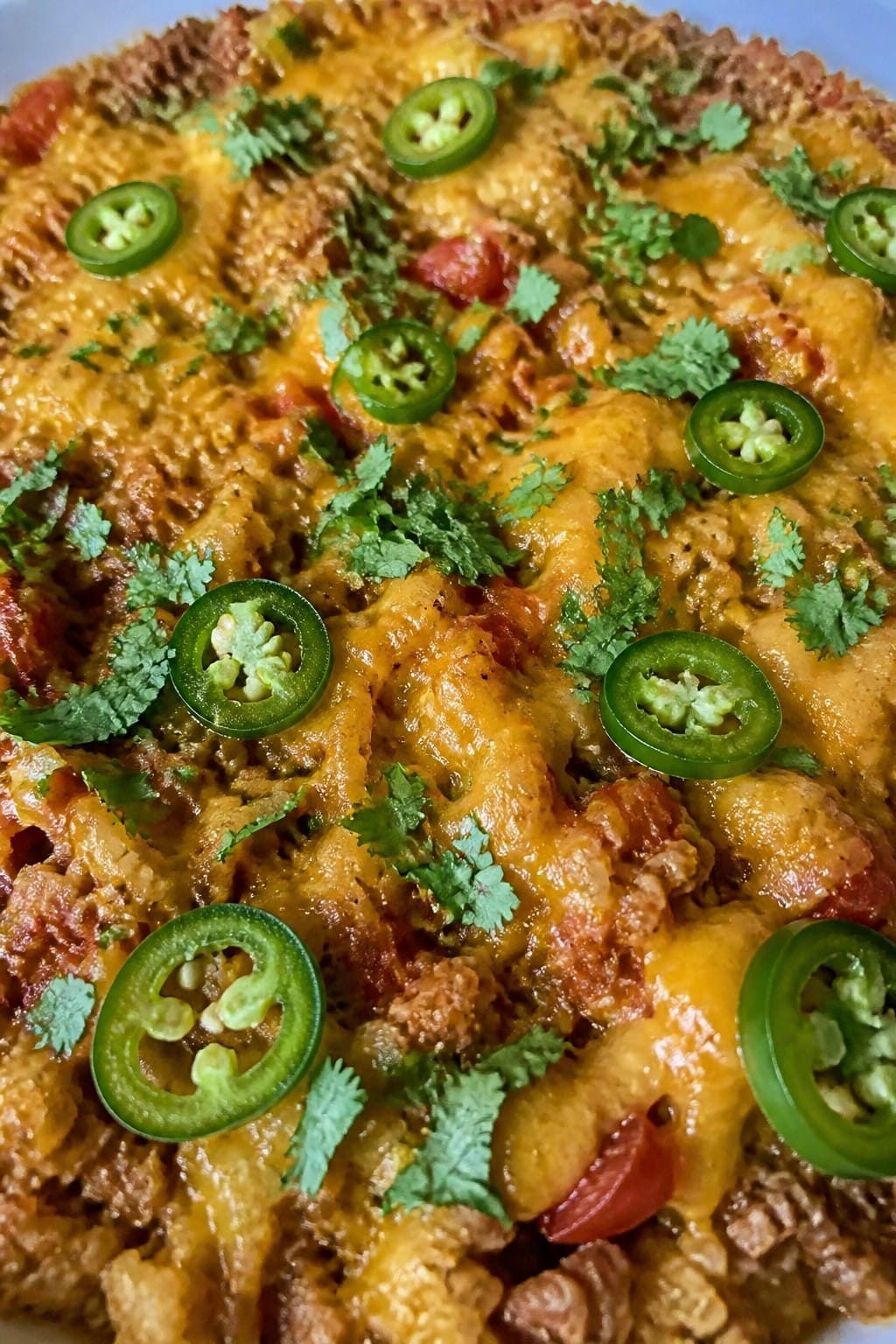 Spicy Mexican Beef Cauliflower Casserole