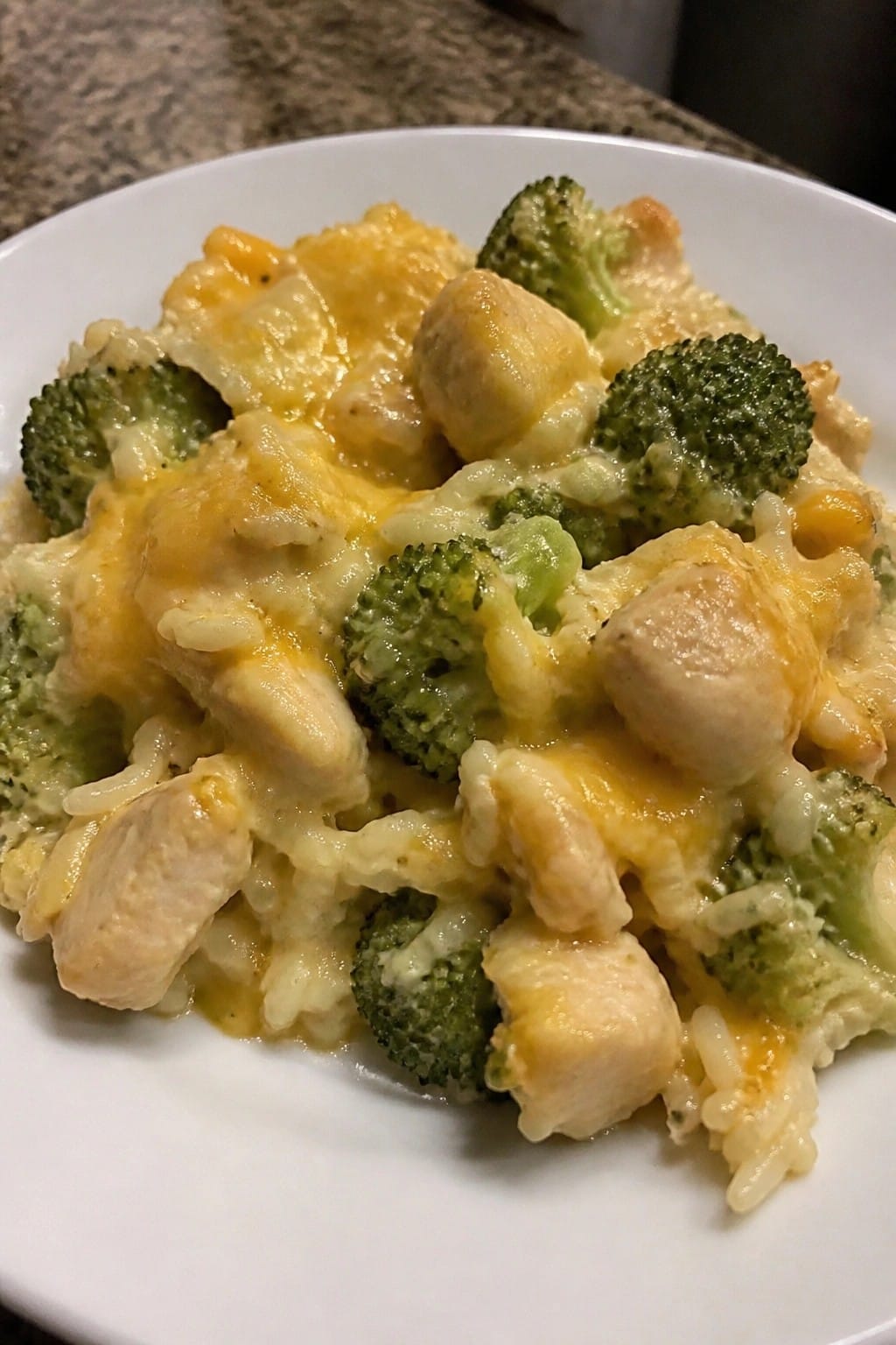 Cheesy Chicken Broccoli Rice Casserole