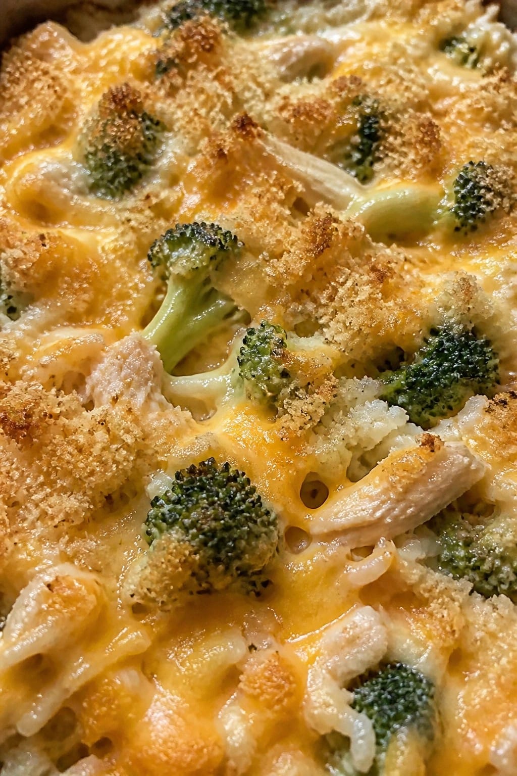 Cheesy Chicken Broccoli Rice Casserole