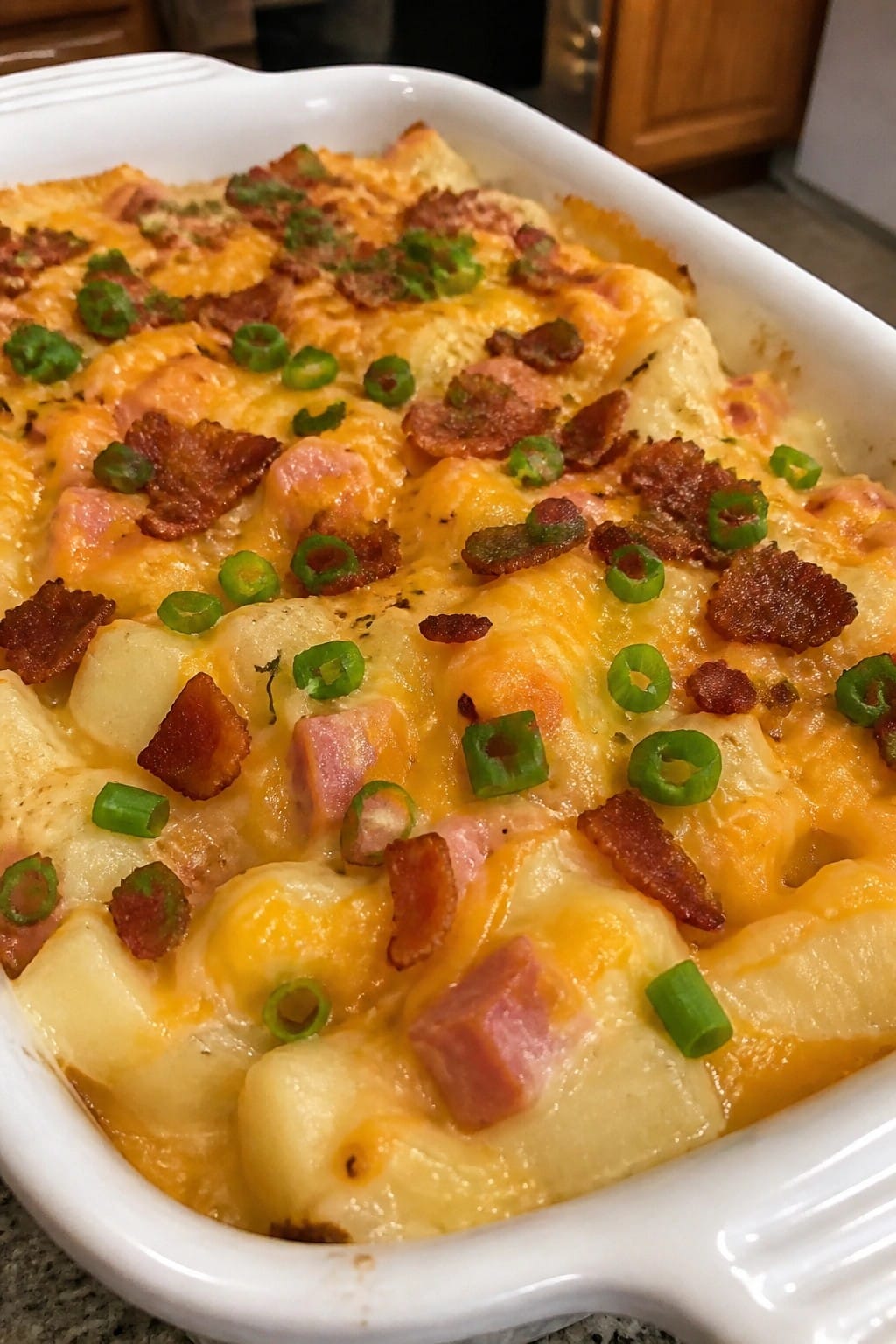 Loaded Ham and Potato Casserole