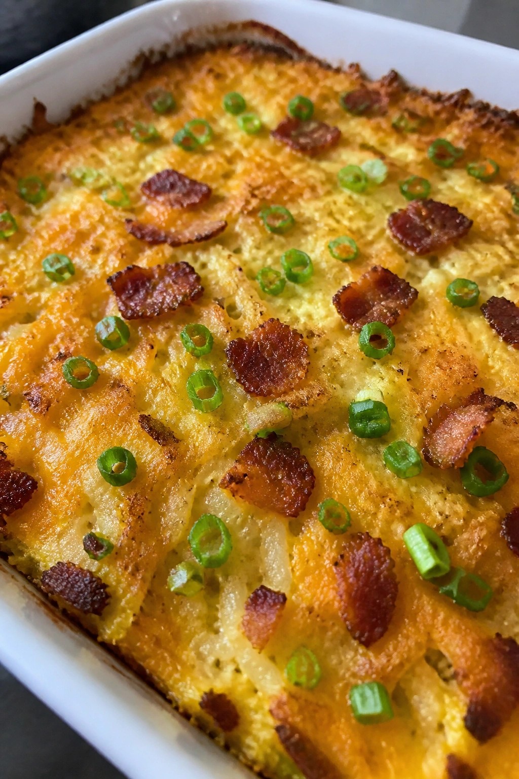 Bacon Hash Brown Ranch Casserole