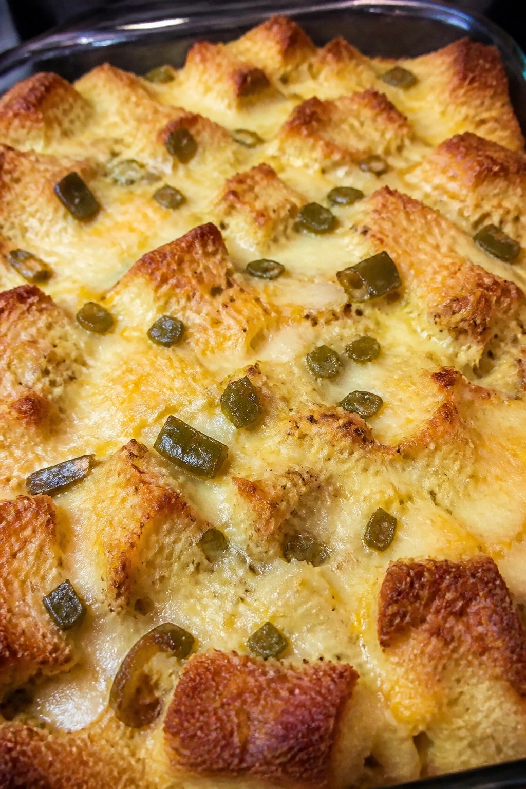 Spicy Jalapeno Pepper Jack Breakfast Casserole