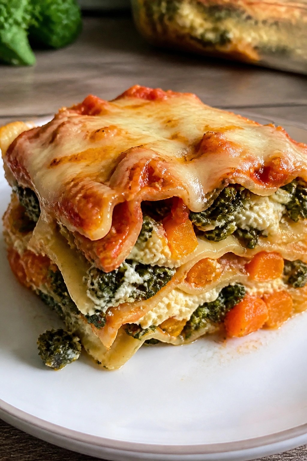 Butternut Squash and Kale Lasagna with Ricotta