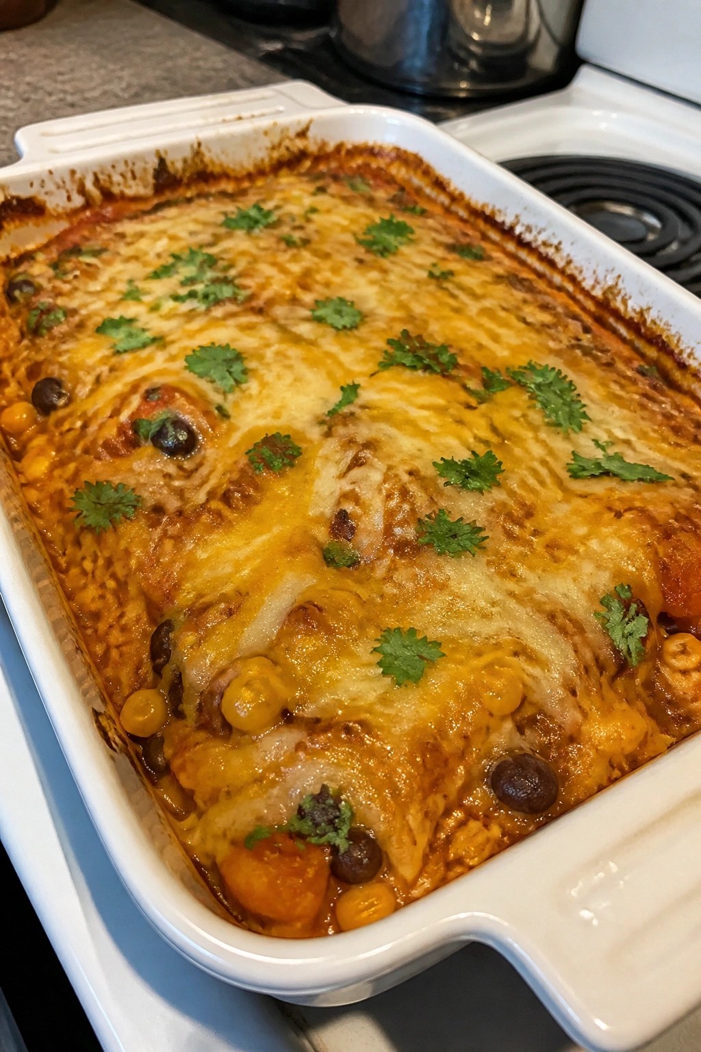 Mexican Chicken Enchilada Casserole