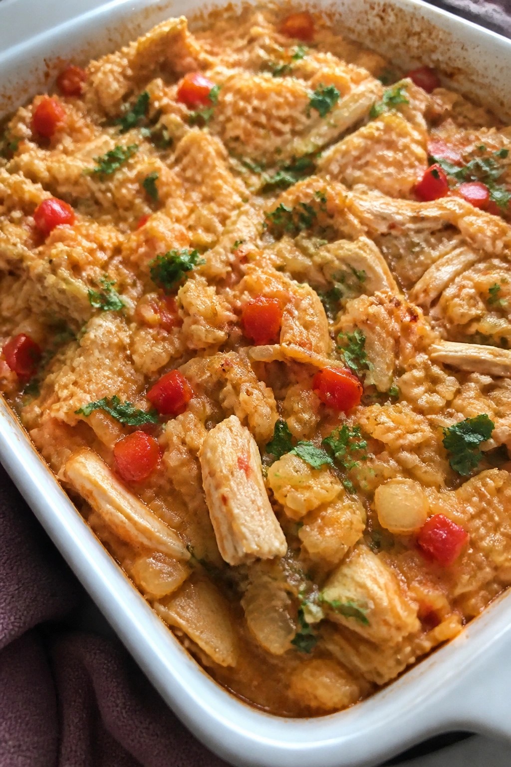 Thai Coconut Curry Chicken Casserole