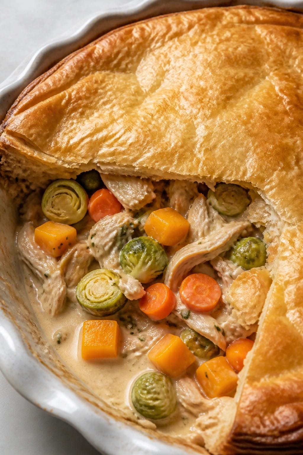 Chicken Pot Pie with Fall Vegetables