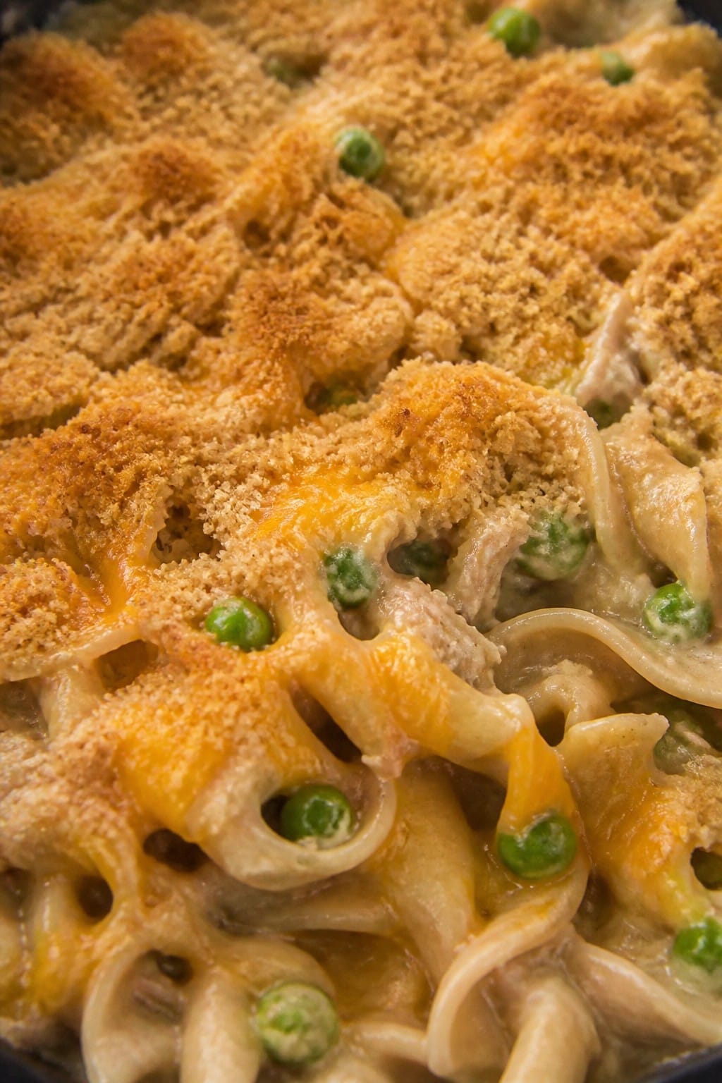 Tuna Pea Whole Grain Noodle Casserole