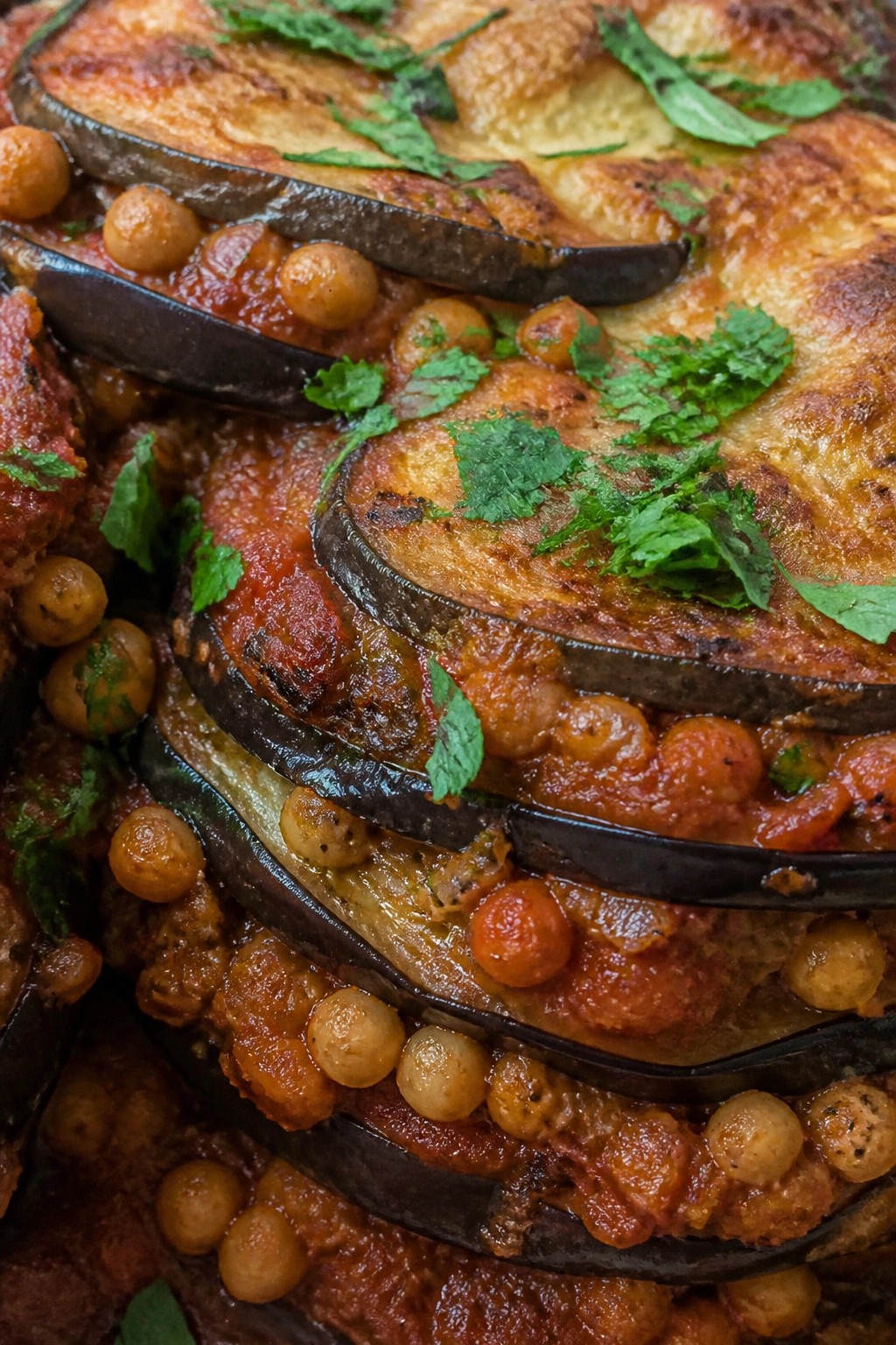 Greek-Style Chickpea Eggplant Moussaka