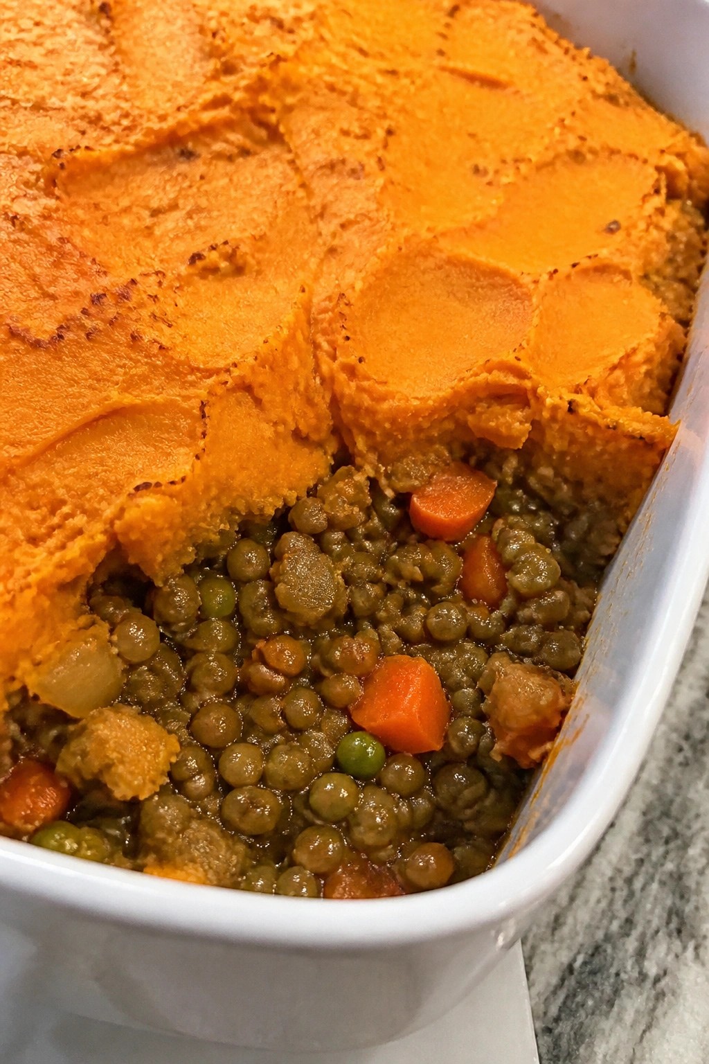 Lentil Sweet Potato Shepherd’s Pie
