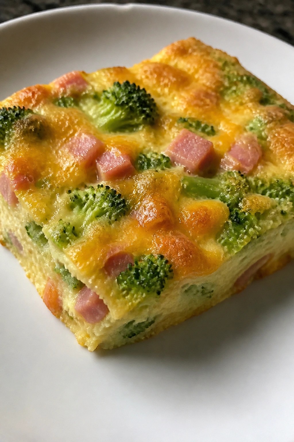 Ham Broccoli Cheddar Casserole