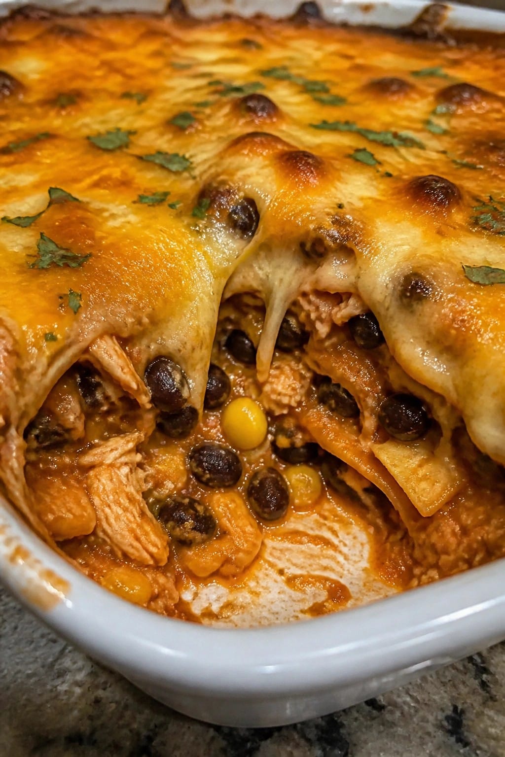 Tex-Mex Chicken Tortilla Casserole