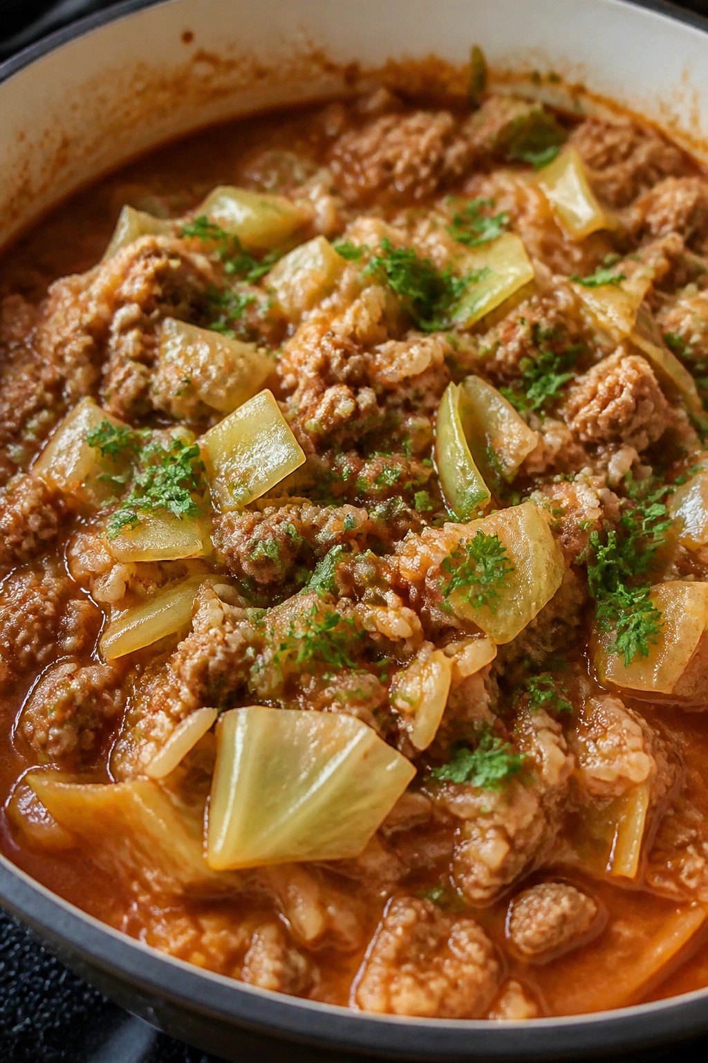 Beef Cabbage Roll Casserole