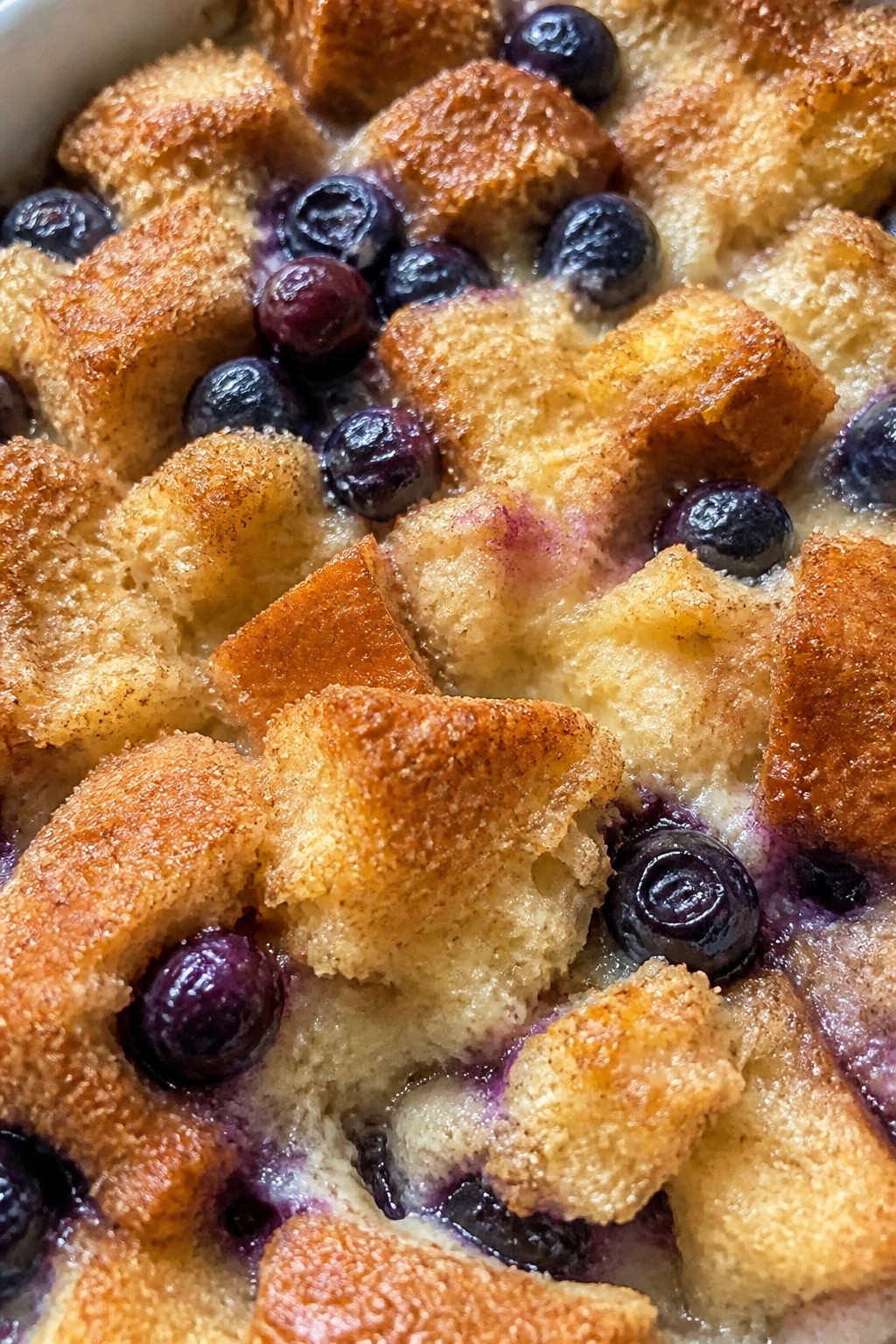Blueberry French Toast Breakfast Casserole