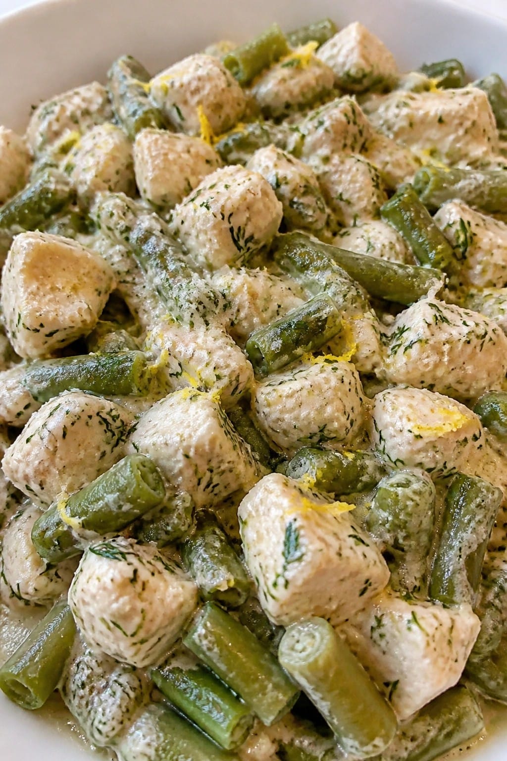 Lemon Dill Chicken and Green Bean Casserole