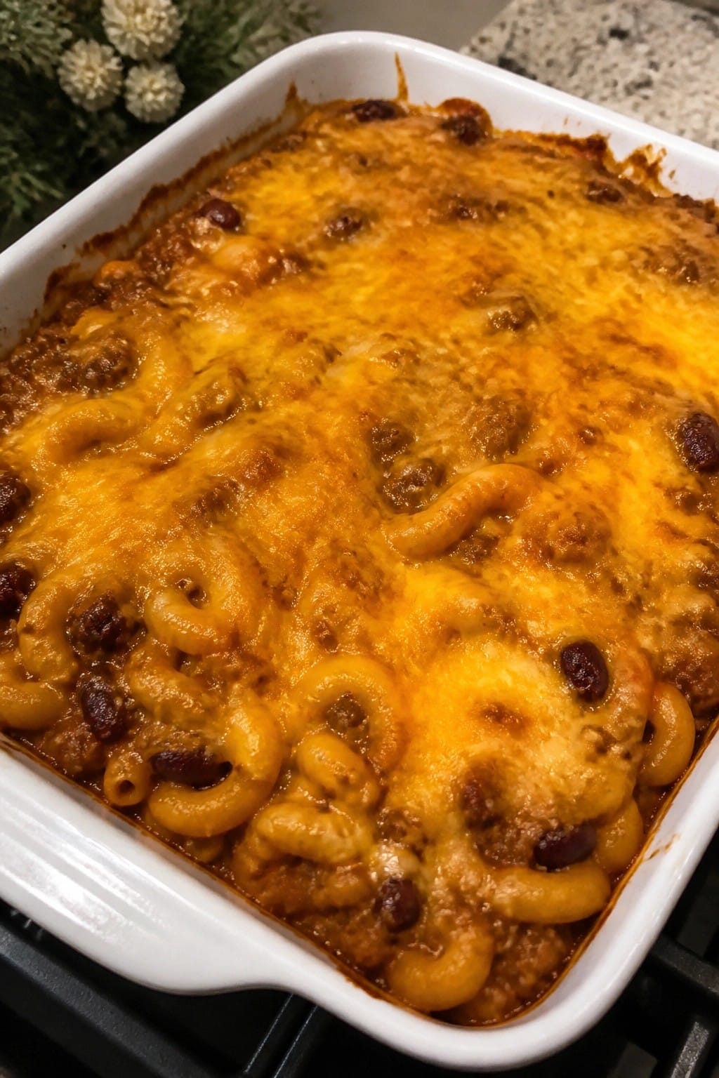 Cheesy Chili Mac Casserole