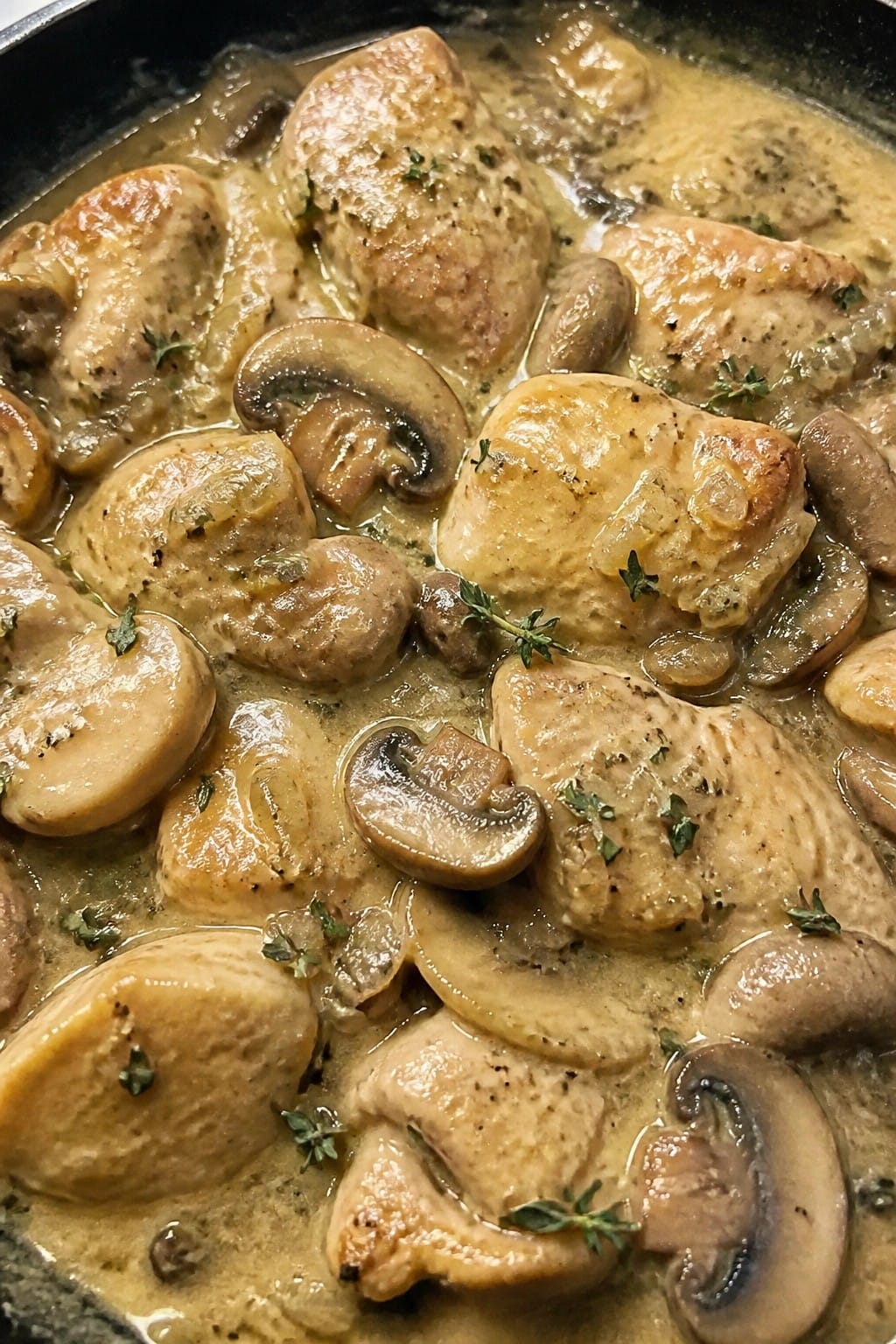 Creamy Mushroom and Thyme Chicken Casserole