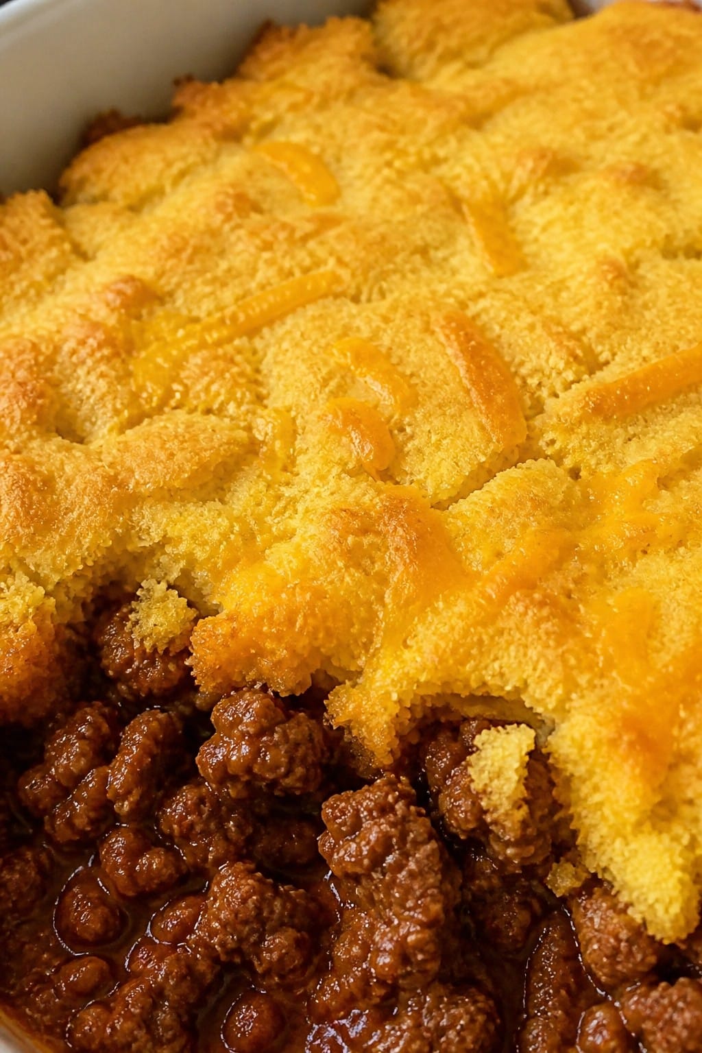 Sloppy Joe Cornbread Casserole