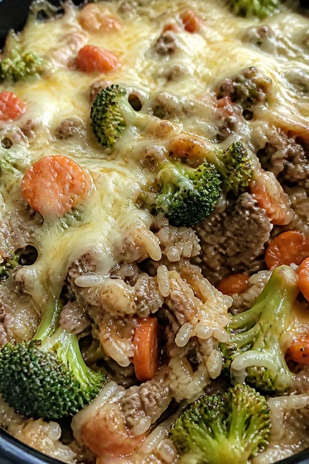 Teriyaki Beef and Vegetable Rice Casserole