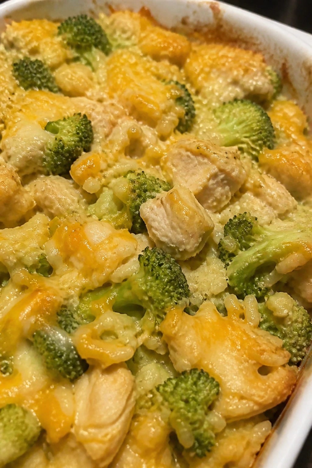 Cheesy Chicken Broccoli Rice Casserole