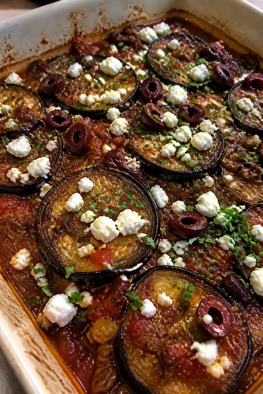 Mediterranean Lamb Eggplant Casserole