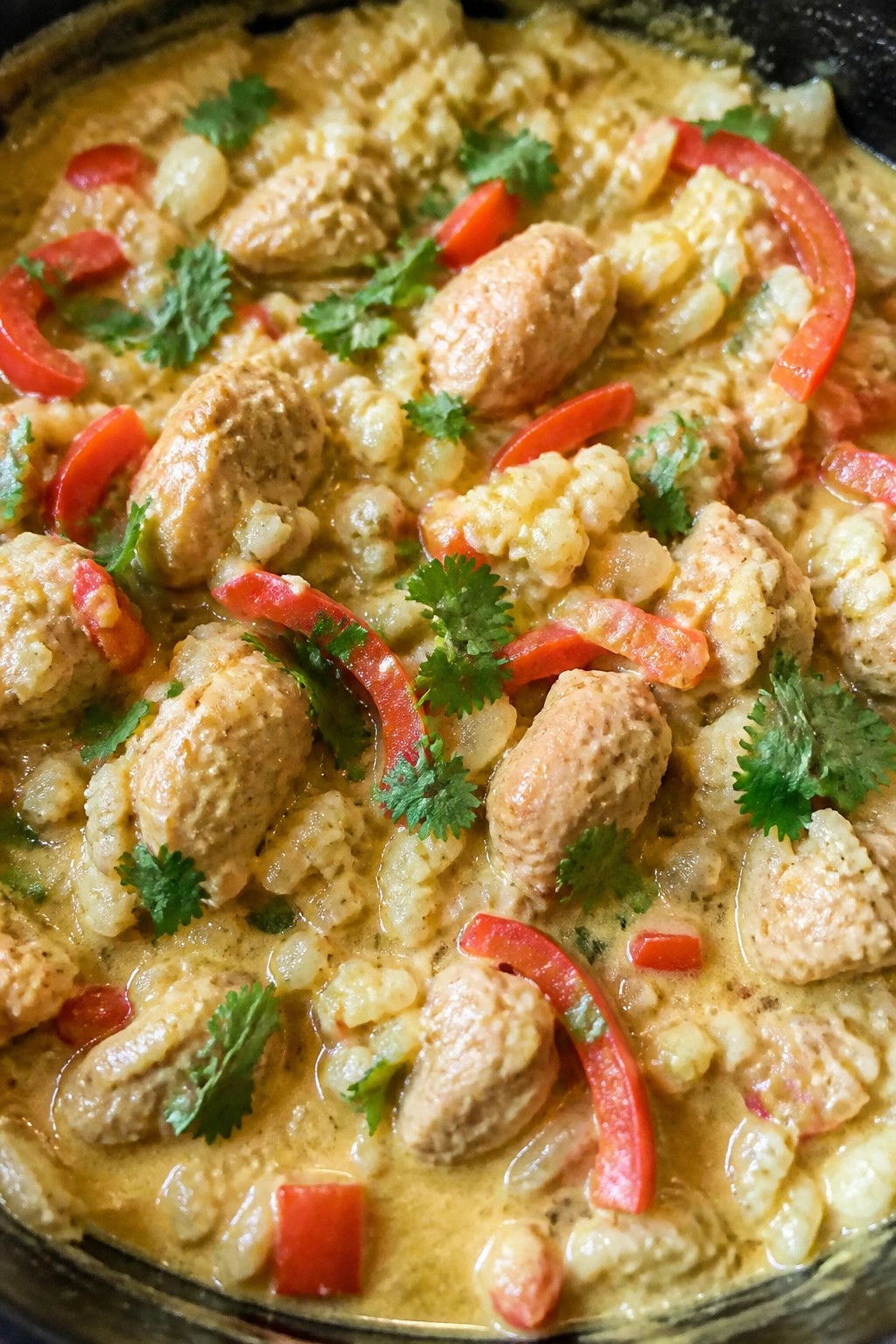 Thai Coconut Chicken Curry Casserole