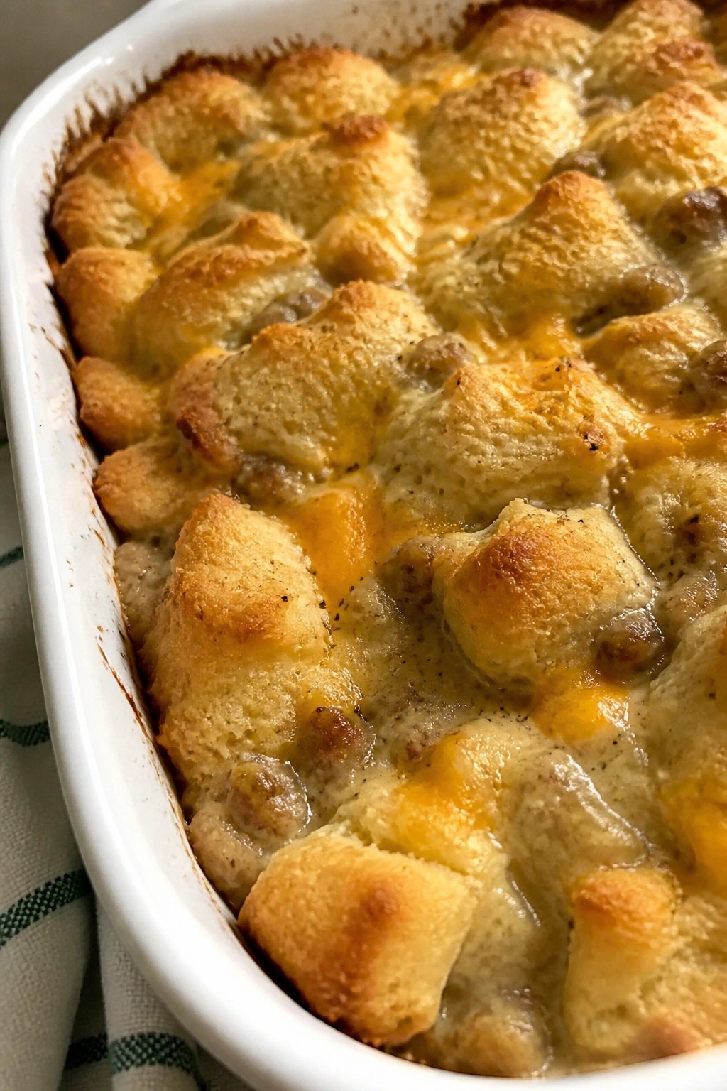 Biscuits Sausage Gravy Breakfast Casserole