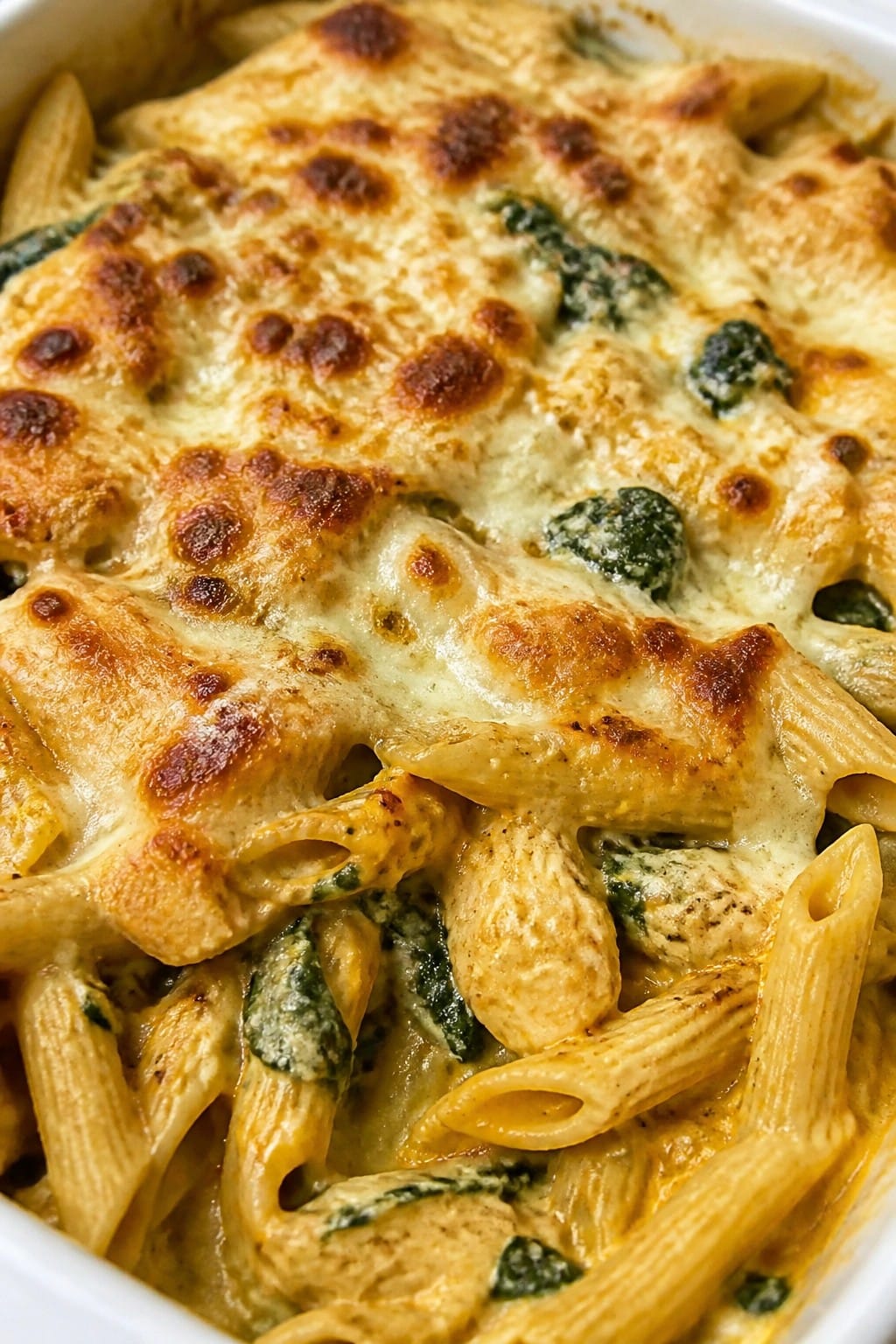 Pumpkin Ricotta and Spinach Chicken Casserole